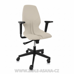 Ergonomická židle Ásana Spektra Textil, White Pearl